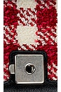 view 9 of 9 Gucci Dionysus Tweed Gingham Bag in Red & White in Red,White