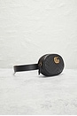 view 4 of 8 Gucci Marmont Leather Waist Bag in Black