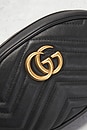 view 5 of 8 Gucci Marmont Leather Waist Bag in Black