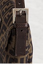 view 8 of 8 Fendi Zucca Baguette Shoulder Bag in Brown