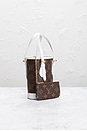 view 4 of 8 Louis Vuitton Monogram Nano Bucket Bag in Brown