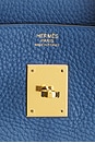 view 5 of 9 Hermes Clemence Birkin 30 Handbag in Blue Agate