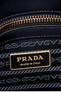 view 5 of 9 Prada Canvas 2 Way Handbag in Navy & White