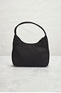 view 3 of 8 Prada Nylon Shoulder Bag in Black