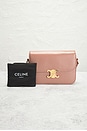 view 9 of 9 Celine Triomphe Classique Shoulder Bag in Pink