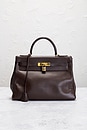 view 2 of 10 Hermes Courchevel Kelly 32 Handbag in Brown