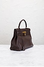 view 4 of 10 Hermes Courchevel Kelly 32 Handbag in Brown