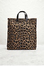 view 3 of 7 Fendi Leopard Tote Bag in Brown