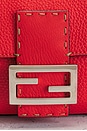view 6 of 9 Fendi Mama Baguette Selleria Shoulder Bag in Red