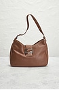 view 2 of 9 Fendi Mama Leather Baguette Shoulder Bag in Brown