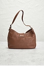 view 3 of 9 Fendi Mama Leather Baguette Shoulder Bag in Brown