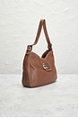 view 4 of 9 Fendi Mama Leather Baguette Shoulder Bag in Brown