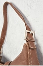 view 8 of 9 Fendi Mama Leather Baguette Shoulder Bag in Brown