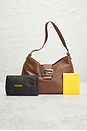 view 9 of 9 Fendi Mama Leather Baguette Shoulder Bag in Brown