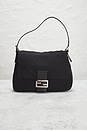 view 2 of 8 Fendi Mama Nylon Baguette Handbag in Black