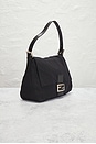 view 4 of 8 Fendi Mama Nylon Baguette Handbag in Black