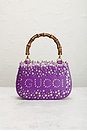 view 3 of 9 Gucci Bamboo 2 Way Studded Handbag in Multi
