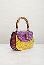 view 4 of 9 Gucci Bamboo 2 Way Studded Handbag in Multi