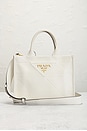 view 2 of 9 Prada Leather Tote Bag in White