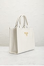 view 4 of 9 Prada Leather Tote Bag in White