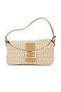 view 1 of 9 Fendi Mama Zucchino Baguette Shoulder Bag in Ivory