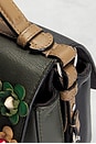 view 9 of 9 Fendi Floral 2 Way Baguette Shoulder Bag in Black