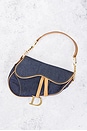 view 2 of 9 Dior Denim Saddle Bag in Blue