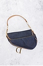 view 3 of 9 Dior Denim Saddle Bag in Blue