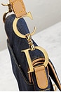 view 8 of 9 Dior Denim Saddle Bag in Blue