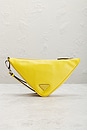 view 3 of 9 Prada Triangle Clutch Bag in Yellow