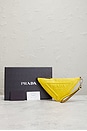 view 9 of 9 Prada Triangle Clutch Bag in Yellow