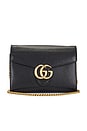 view 1 of 9 Gucci GG Marmont Wallet On Chain Bag in Black