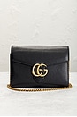 view 2 of 9 Gucci GG Marmont Wallet On Chain Bag in Black