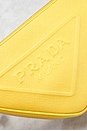 view 5 of 8 Prada Triangle Pouch in Yellow