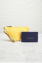 view 8 of 8 Prada Triangle Pouch in Yellow