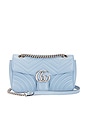 view 1 of 9 Gucci GG Marmont Chain Shoulder Bag in Baby Blue