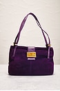 view 2 of 9 Fendi Suede Baguette Shoulder Bag in Purple