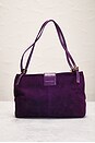 view 3 of 9 Fendi Suede Baguette Shoulder Bag in Purple