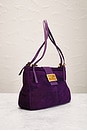 view 4 of 9 Fendi Suede Baguette Shoulder Bag in Purple