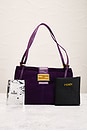 view 9 of 9 Fendi Suede Baguette Shoulder Bag in Purple