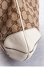 view 7 of 9 Gucci GG Canvas Bamboo 2 Way Handbag in Beige