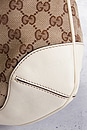 view 9 of 9 Gucci GG Canvas Bamboo 2 Way Handbag in Beige