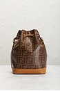 view 3 of 9 Fendi Zucca Mon Tresor 2 Way Bucket Bag in Brown