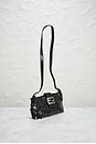 view 4 of 8 Fendi Mama Beaded Baguette Shoulder Bag in Black