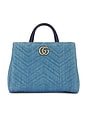 view 1 of 9 Gucci Denim Handbag in Blue