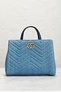 view 2 of 9 Gucci Denim Handbag in Blue