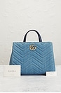 view 9 of 9 Gucci Denim Handbag in Blue