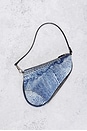 view 2 of 8 Dior Denim Saddle Bag in Blue
