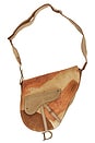 view 1 of 9 Dior Calf Hair Saddle Bag in Multi