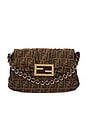 view 1 of 8 Fendi Zucca Baguette Chain Shoulder Bag in Brown